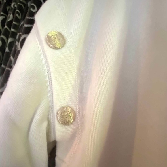 Chanel 2022 Cashmere Sweater Hoodie gold CC buttons & detachable sleeves sz 38 - Picture 6 of 14